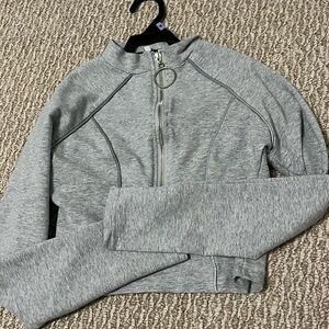 Grey and sliver super nova zip up jacket